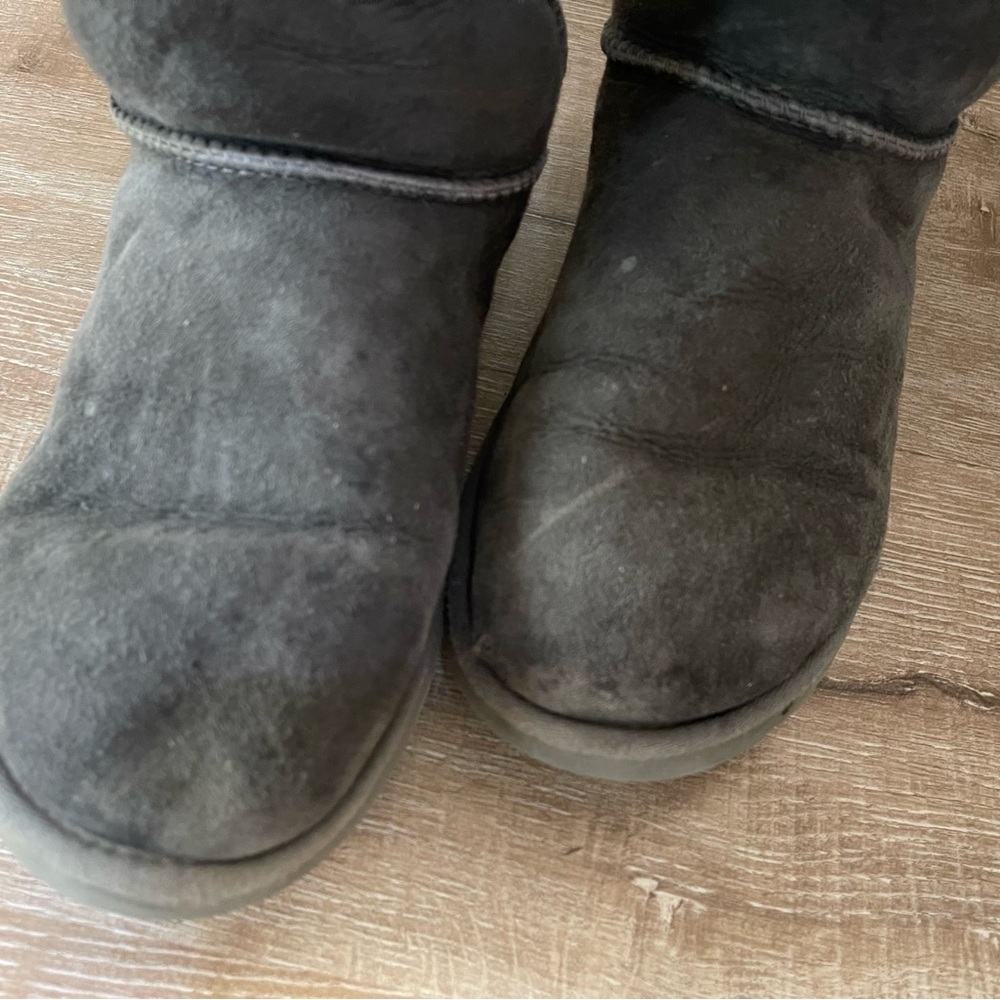 UGG Charcoal Buttoned Winter Boots - image 5